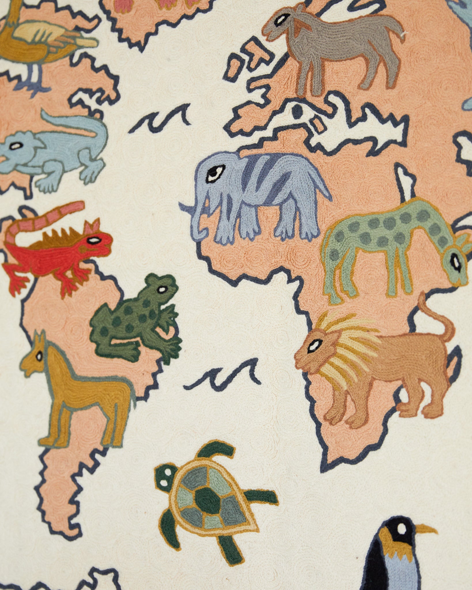 World Map tapestry, Sumbal