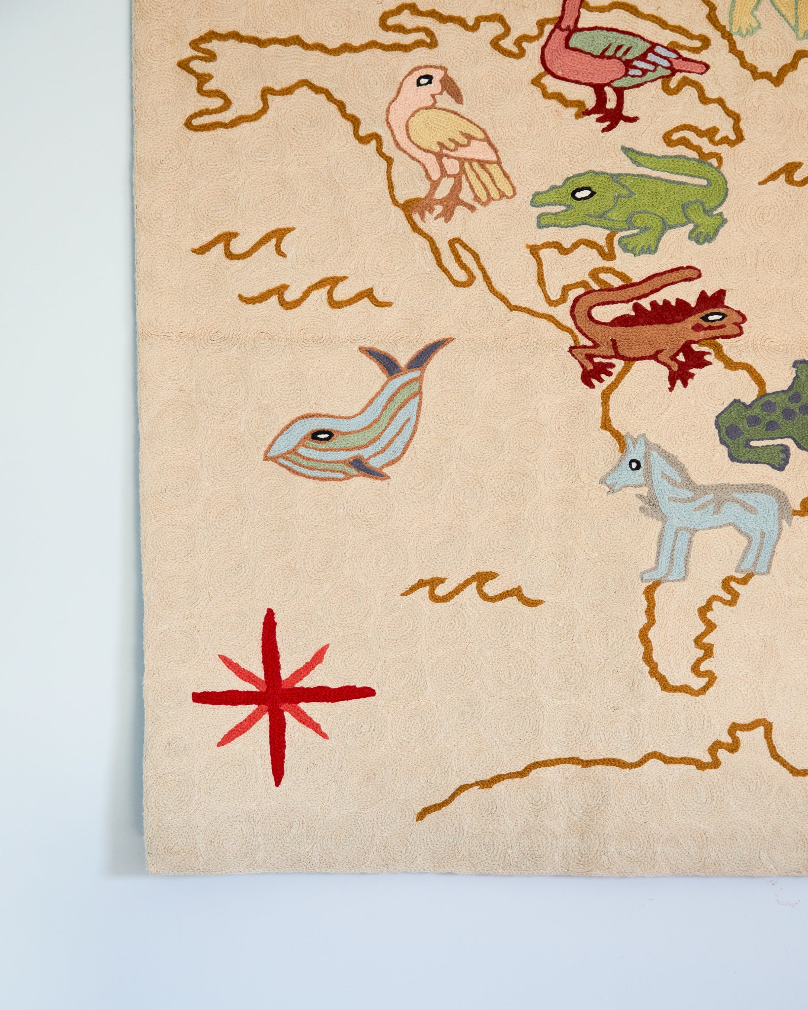 World Map tapestry, Suru