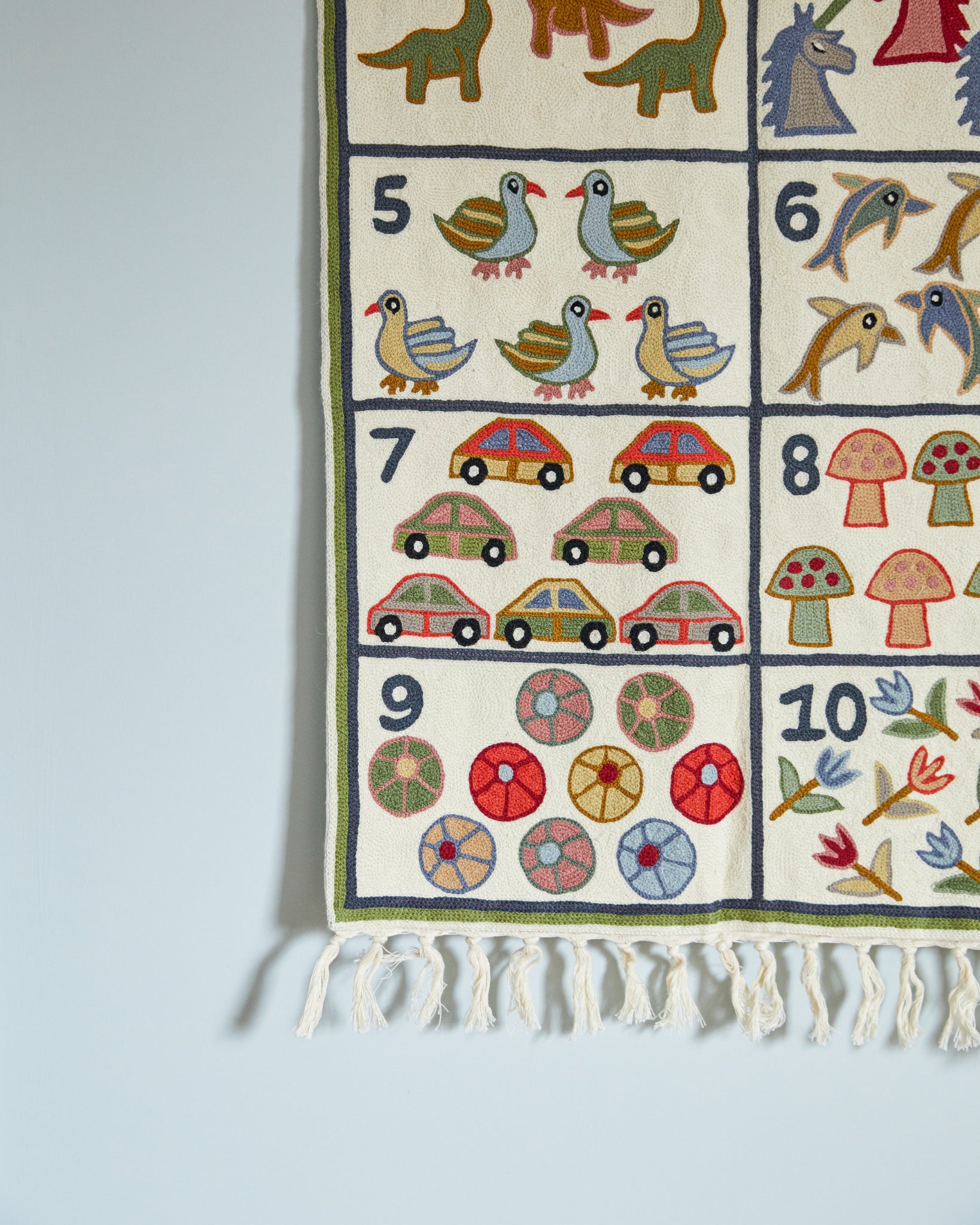 Numbers tapestry, Sumbal