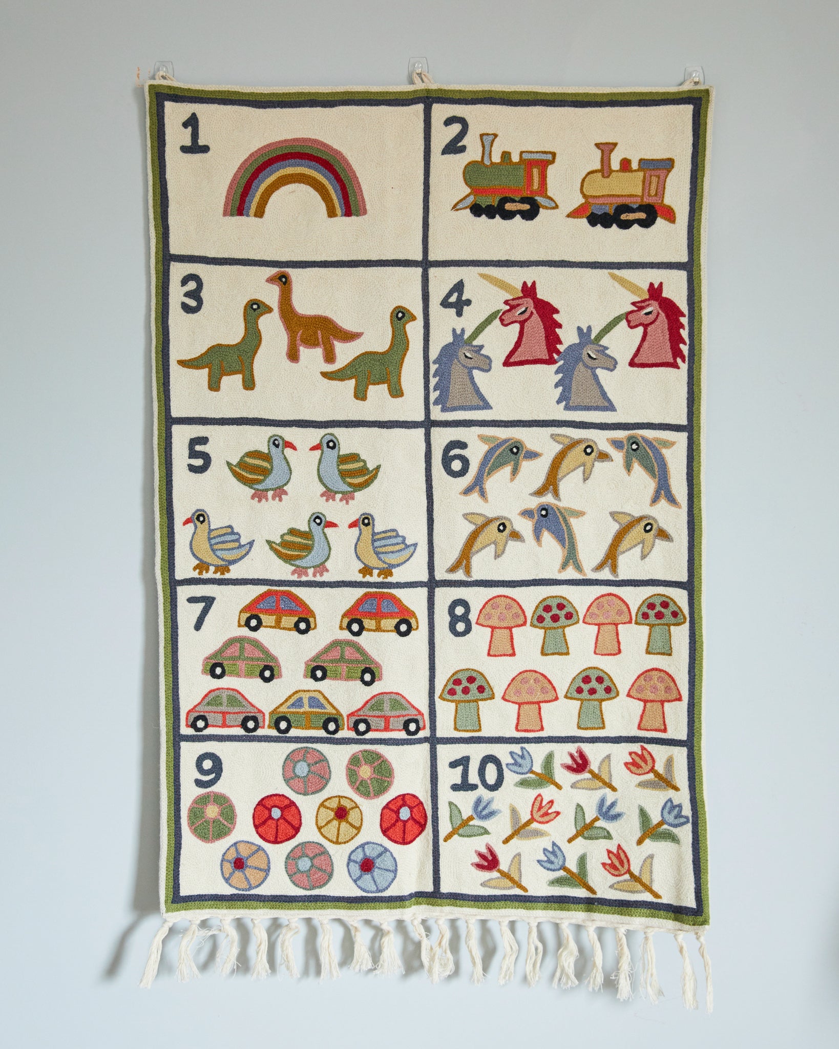 Numbers tapestry, Sumbal