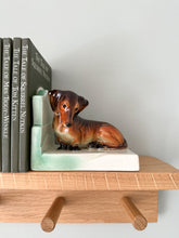 Load image into Gallery viewer, Rare vintage art deco ceramic dachshund/sausage dog bookend - Moppet
