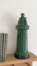 Load and play video in Gallery viewer, Vintage ceramic Victorian green post box money box, by Dartmouth Pottery, England
