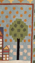 Load and play video in Gallery viewer, Handmade folk art house crewel wall hanging tapestry | Keran (PREORDER)
