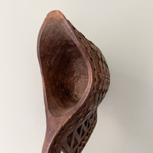 Load image into Gallery viewer, Vintage Scandinavian Kuksa cup hand carved with a stylised acanthus design - Moppet
