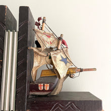 Load image into Gallery viewer, Pair of vintage model ship bookends - Moppet
