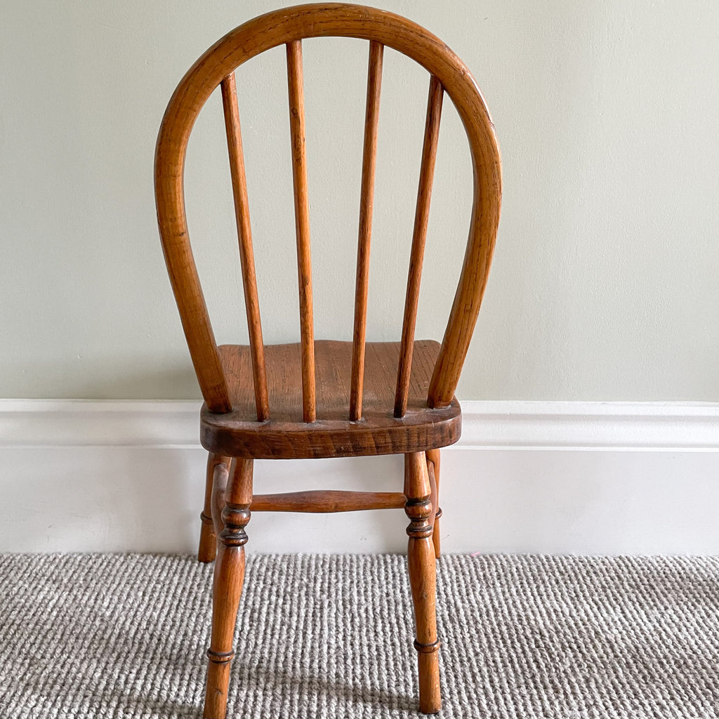 Vintage wooden doll’s chair, Ercol Windsor Quaker style - Moppet
