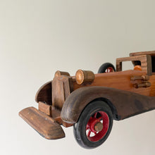Load image into Gallery viewer, Vintage handmade wooden classic car - Moppet
