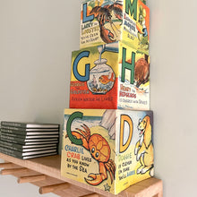 Load image into Gallery viewer, Vintage 1950s animal stacking boxes - Moppet
