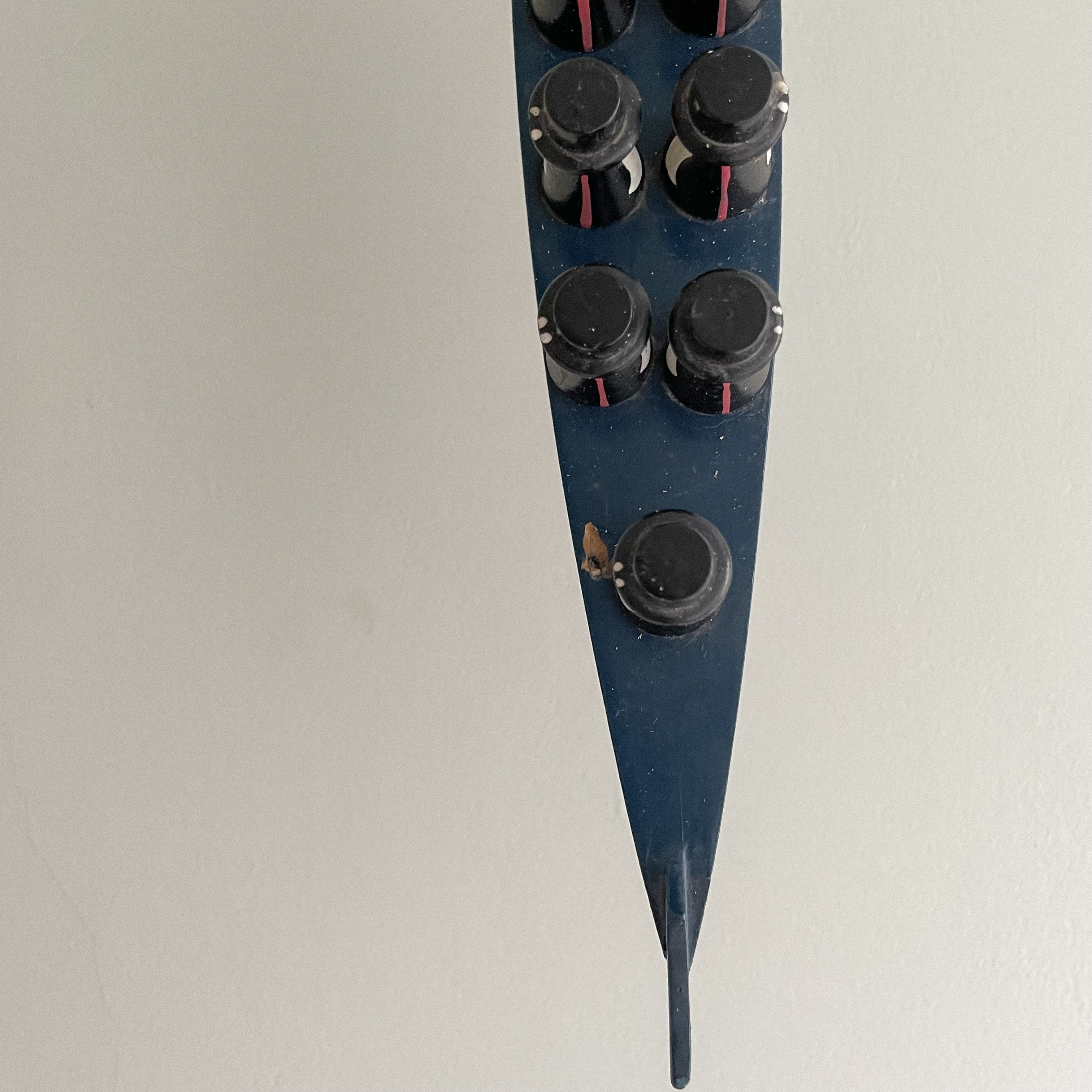 Vintage Swedish folk art long boat - Moppet