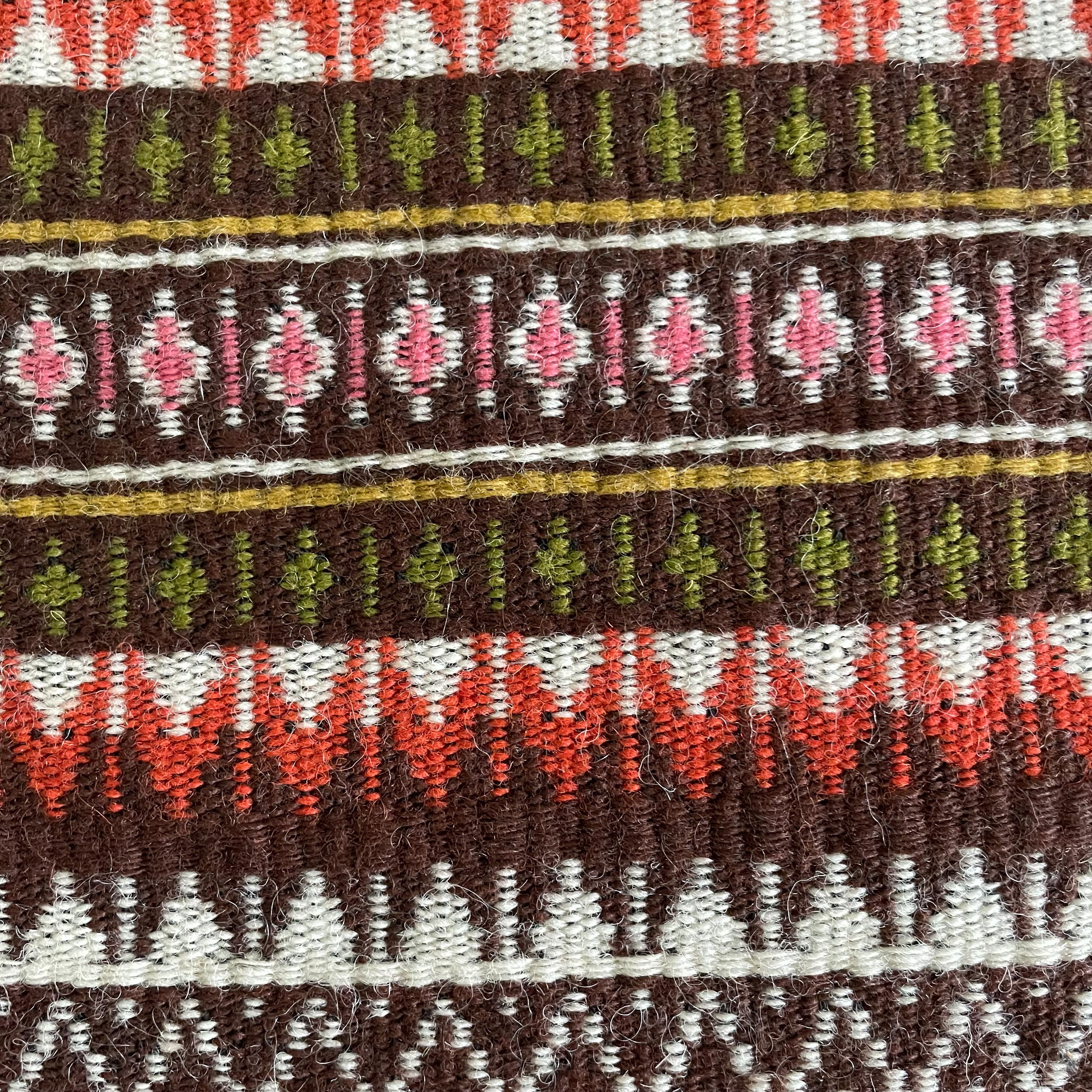 Vintage Swedish twist stitch hand-woven tapestry, in Flemish style - Moppet