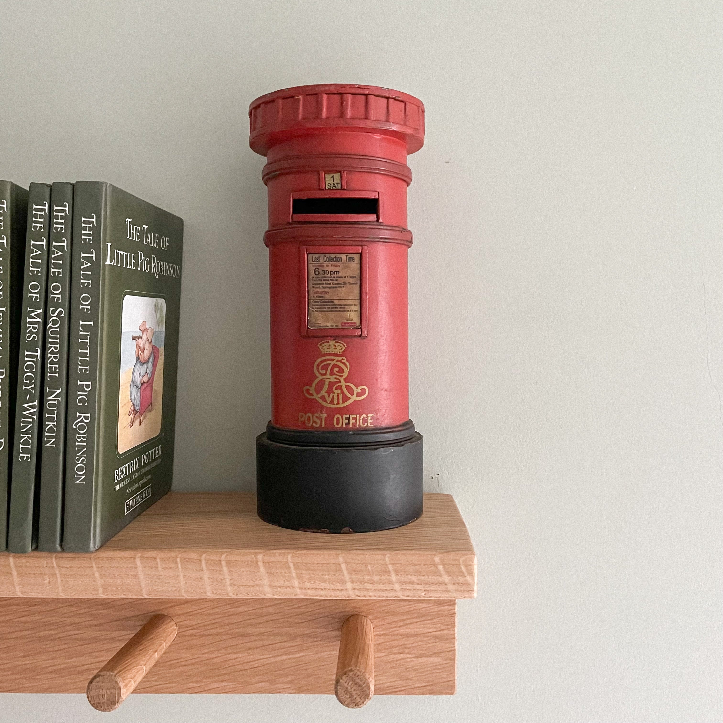 Vintage post box money box ‘piggy bank’ - Moppet