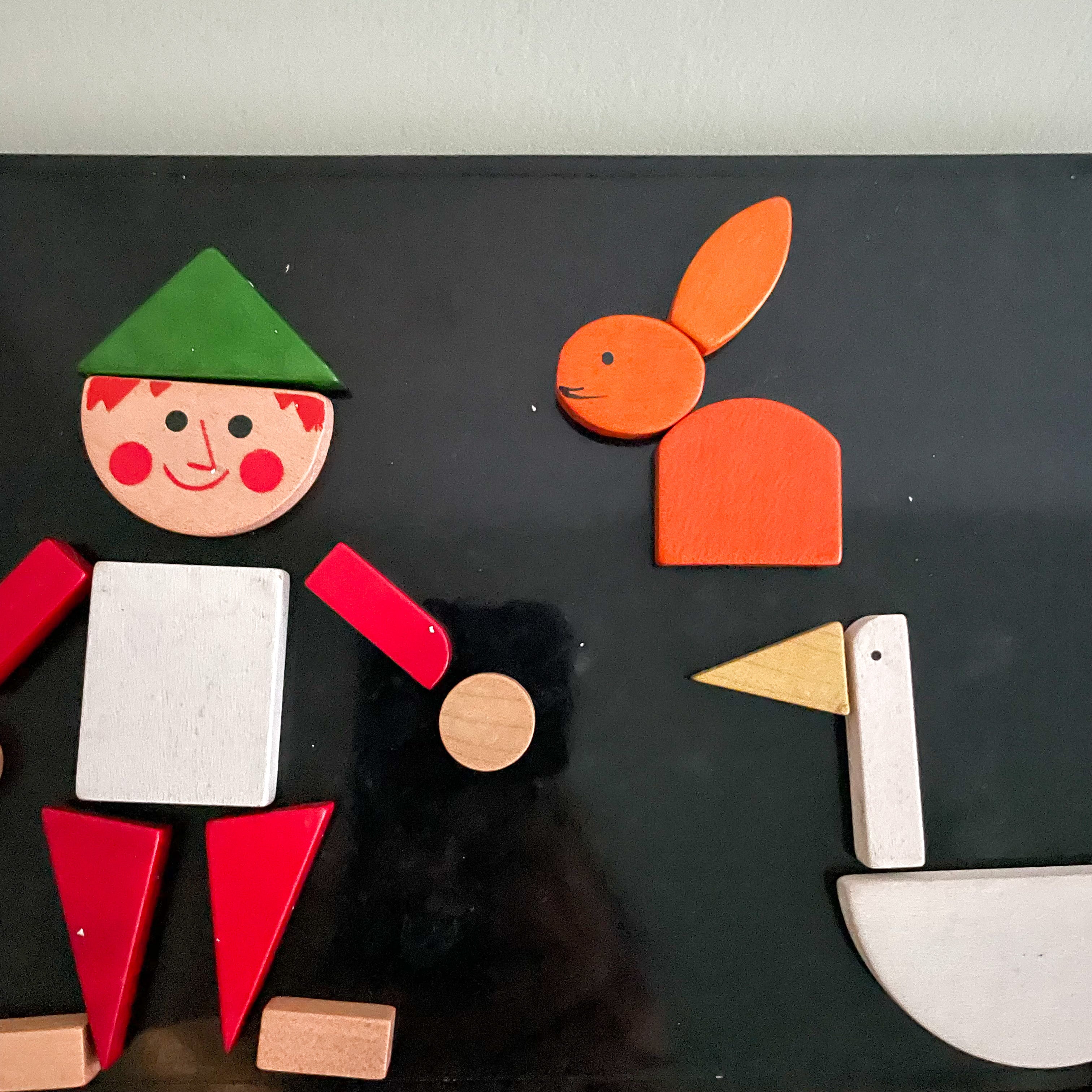 Vintage 1960s Czech magnet board by Tofa - Moppet
