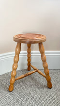 Load image into Gallery viewer, Vintage French oak bobbin stool - Moppet
