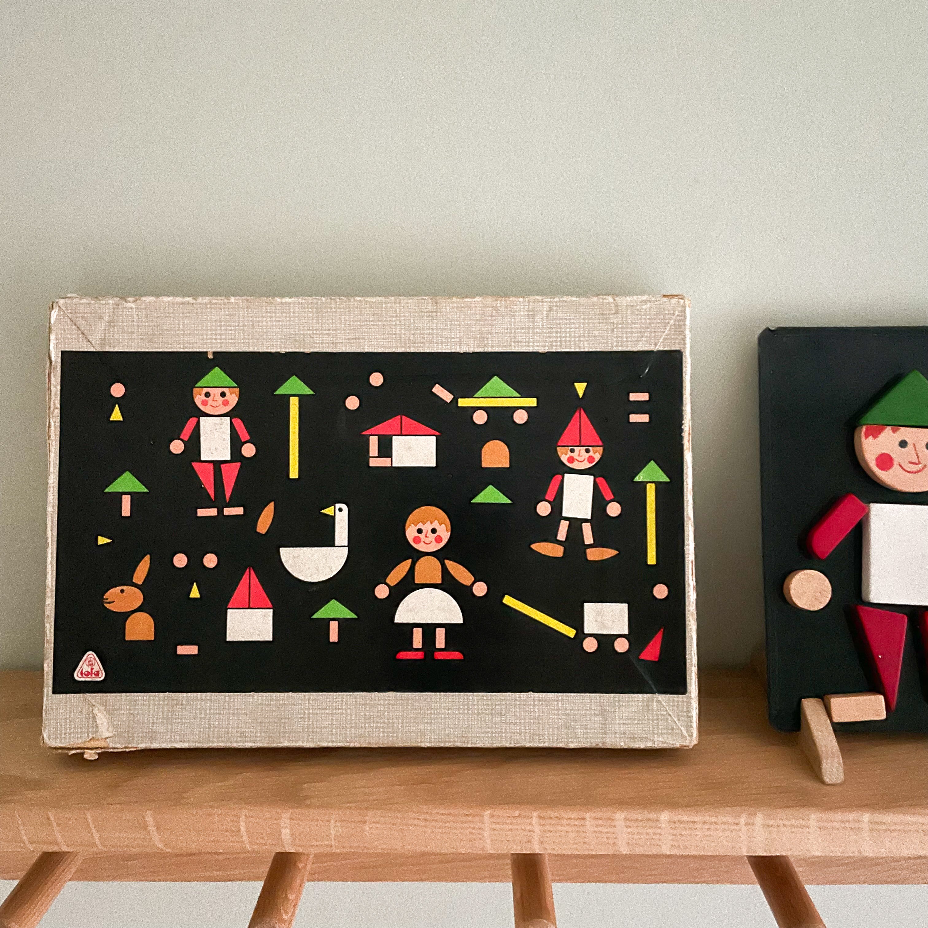 Vintage 1960s Czech magnet board by Tofa - Moppet