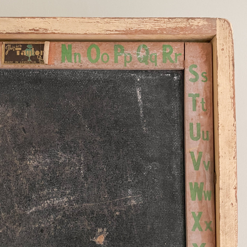 Vintage 1940s wooden blackboard and abacus - Moppet