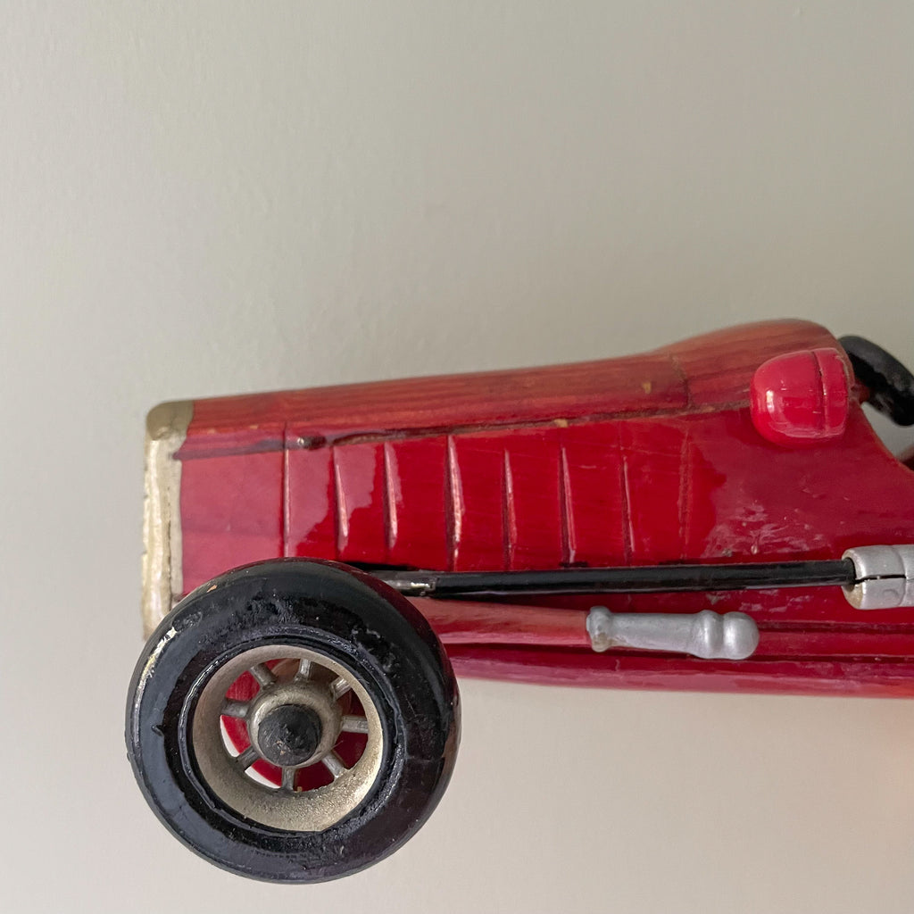Vintage handmade wooden classic car - Moppet
