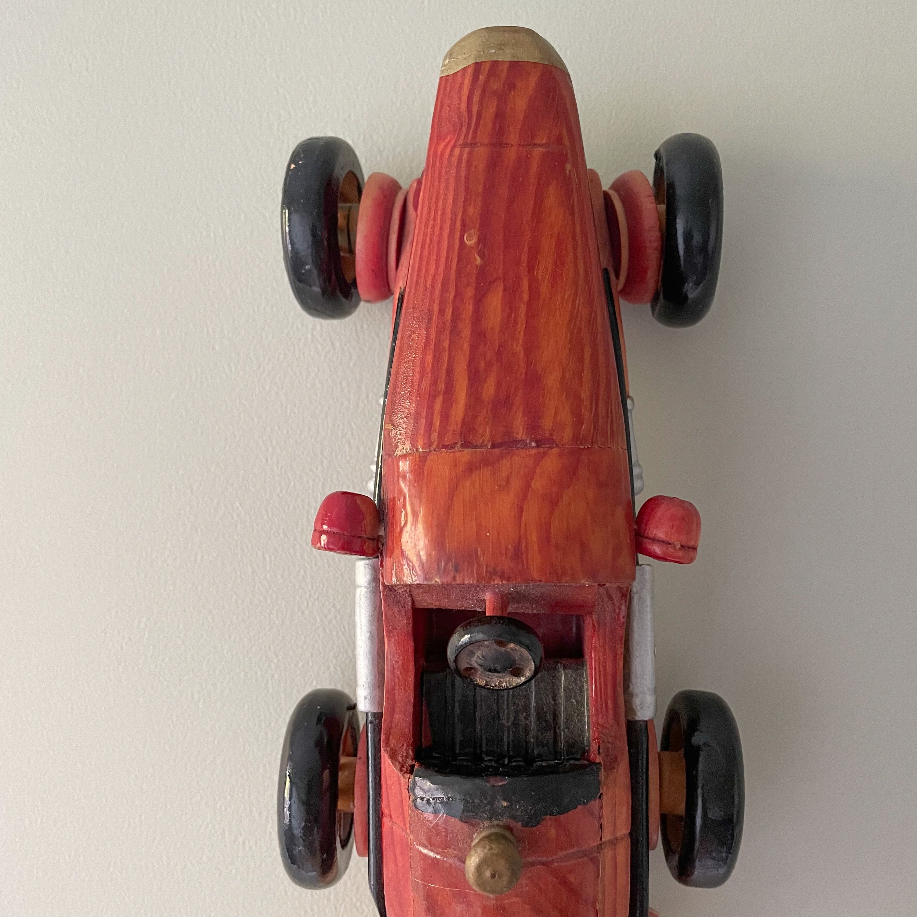 Vintage handmade wooden classic car - Moppet