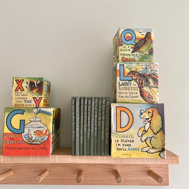 Vintage 1950s animal stacking boxes - Moppet