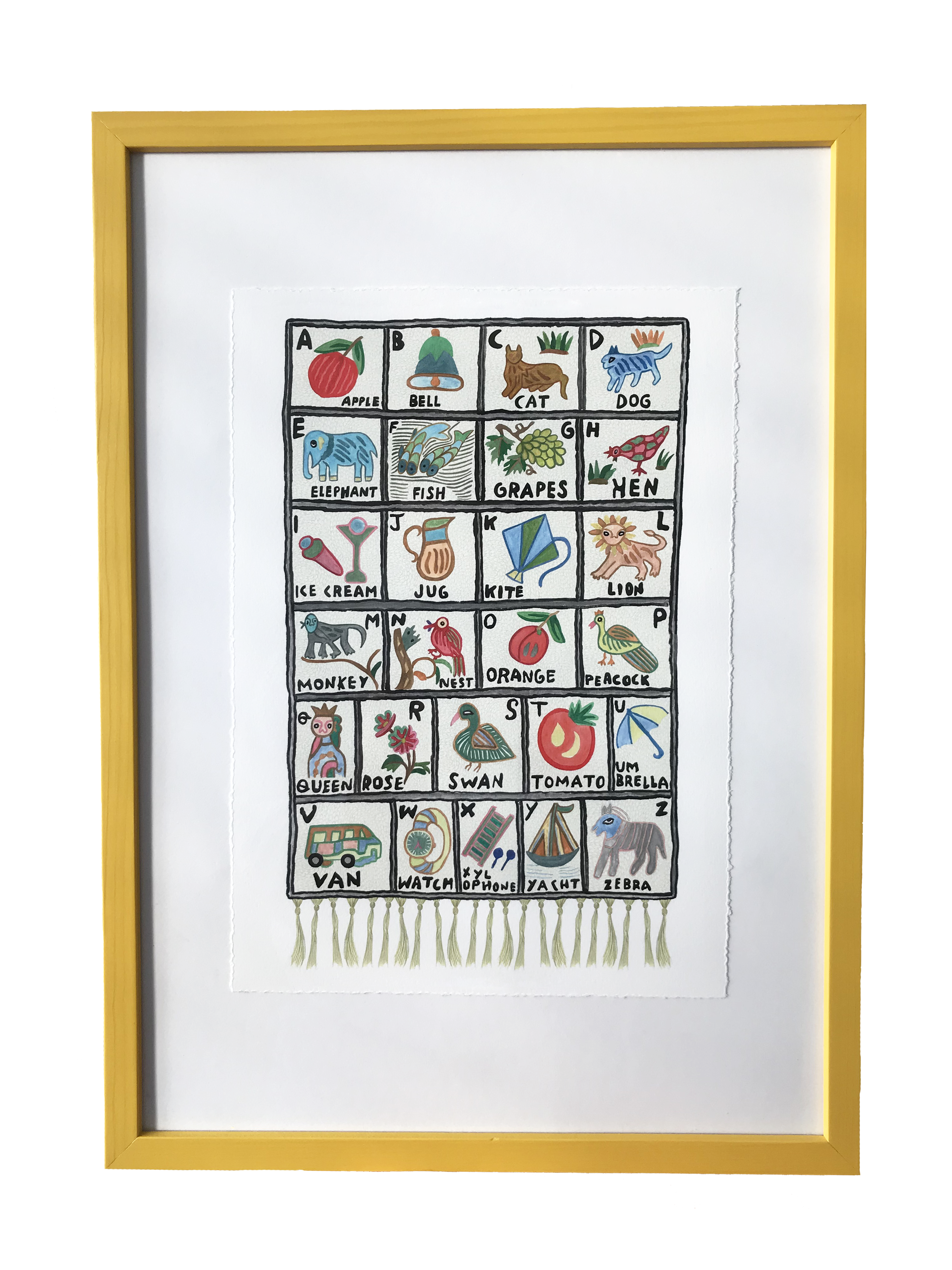 Illustrated Tapestry signed limited edition print  |  LOVE FROM LEXI artist collaboration - Moppet