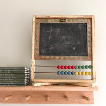 Load image into Gallery viewer, Vintage 1940s wooden blackboard and abacus - Moppet
