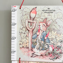 Load image into Gallery viewer, Vintage Beatrix Potter wooden height chart / growth chart, by Italian toy brand Sevi 1831 - Moppet
