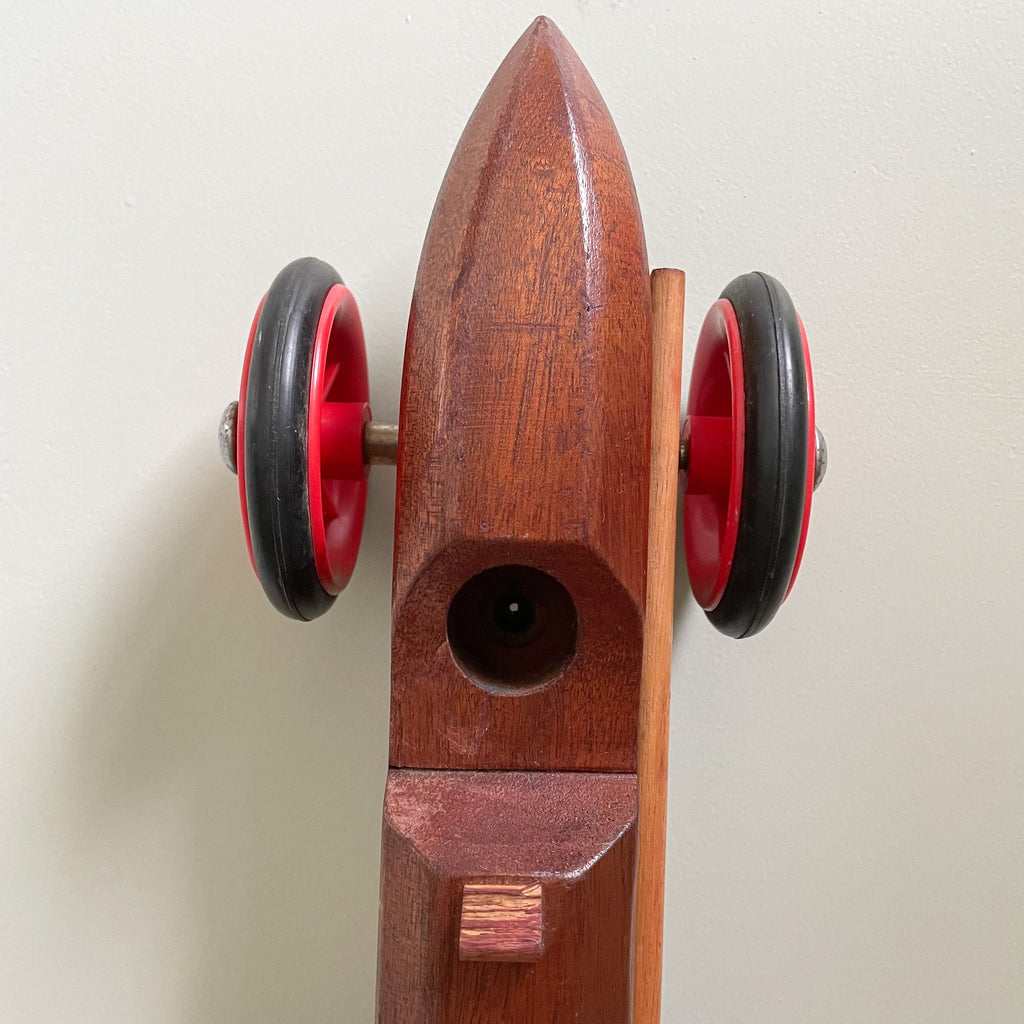 Vintage wooden model racing car - Moppet