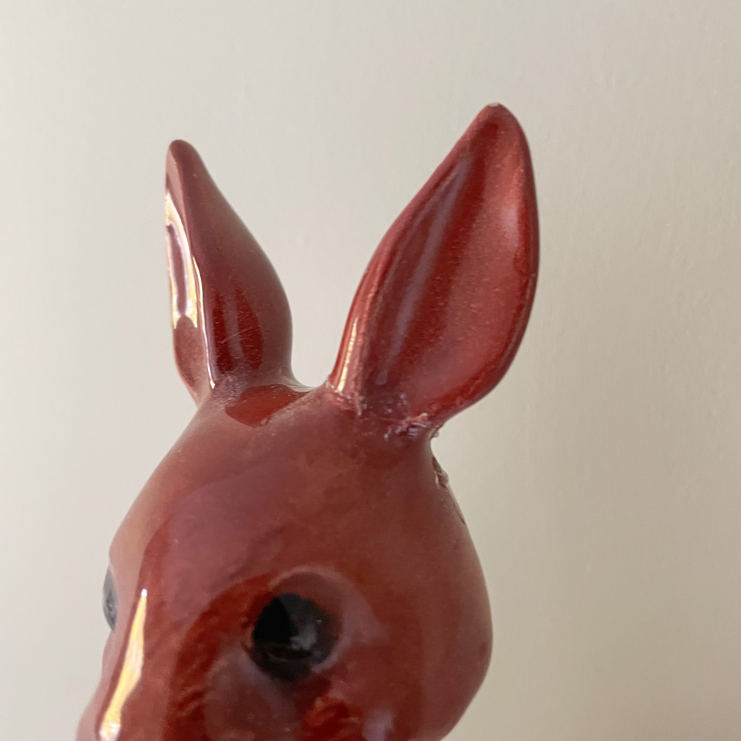 Vintage pair of ceramic Easter bunnies / rabbits - Moppet